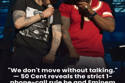 “We don’t move without talking.” — 50 Cent reveals the strict 1-phone-call rule he and Eminem have used for 20 years to survive industry snakes and plan their latest ventures.