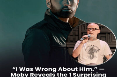 “I Was Wrong About Him.” — Moby Reveals the 1 Surprising Trait He Sees in Eminem Today, 25 Years After Their Grammy Feud Nearly Turned Violent.