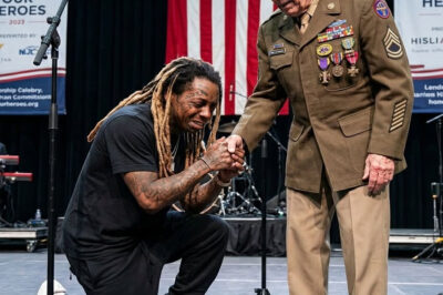 Lil Wayne Kneels On Stage to Thank Elderly Veteran Who Saved Him 20 Years Ago