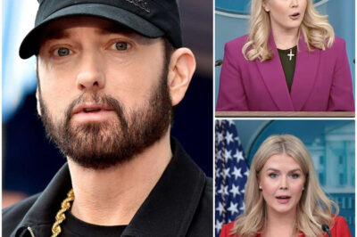 EMINEM READS KAROLINE LEAVITT’S BIO LIVE ON AIR — A MOMENT THAT FROZE THE STUDIO