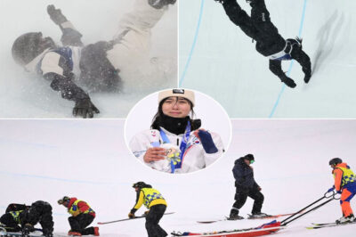 The arena fell into a stunned silence. From the stands — and on screens around the world — it looked like the kind of fall you don’t just walk away from. Many genuinely believed her Olympics were over in that moment.