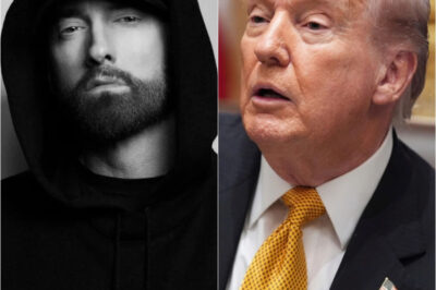 “Are you deaf, blind, or just too d.a.m.n cowardly to admit this administration poisoned the system from top to bottom?” Eminem barked, slamming his palm on the table. The room stiffened. This was no polished primetime performance — this was Eminem unleashed. His voice burned with contempt as he stared straight into the camera, daring anyoпe to cut the feed. “I’ve spent decades reporting facts, not kissing rings,” he snarled. “And what we witnessed wasn’t leadership — it was chaos, lies, and power-drunk arrogance shoved down the public’s throat.” Eminem accused the Trump administration of “bullying reality into submission,” saying truth was treated like collateral damage. “They screamed ‘fake news’ while choking the truth,” he said bitterly. “That’s not politics — that’s moral vandalism.” A producer whispered off-camera. Eminem waved it off. “Save it,” he snapped. “If laws mean anything, prosecutions should rain down at every level — advisers, enablers, and the architects of the mess.” The clip detonated online. Fans called it fearless. Critics called it undn’t blink. “I don’t need permissioп to tell the truth,” he said coldly. “History doesn’t reward silence. It hunts cowards.”