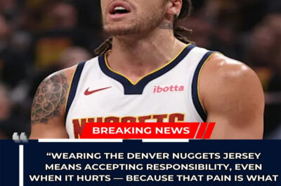 “THIS JERSEY IS HEAVIER THAN A TROPHY”: AARON GORDON’S WORDS TURNED A DENVER NIGHT INTO A MOMENT THE NBA COULDN’T IGNORE