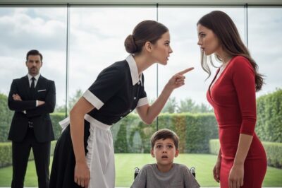 “DON’T DO THAT!” — THE HOUSEKEEPER CONFRONTS THE CRUEL STEPMOTHER IN FRONT OF THE MILLIONAIRE