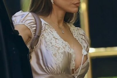 Jennifer Lopez Channels Vintage Romance With a Blush-Pink Puff-Sleeve Chloé Dress