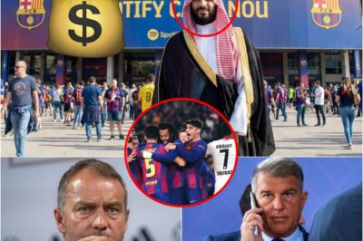 “I’LL BUY BARÇA AND ERASE 1 BILLION IN DEBT IN 24 HOURS!” Mohammed Al Saud, the mastermind behind the Saudi PIF, has just submitted an unreal offer to Laporta. 🏛️ This isn’t just a takeover; it’s a complete absorption to transform Camp Nou into a state-of-the-art technological palace. The club members are facing a historic dilemma: freedom or endless riches?