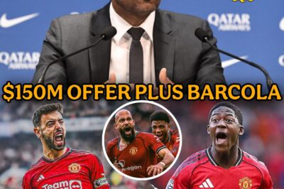 BREAKING NEWS: PSG have just tabled a whooping $150M plus BARCOLA to sign Man United Elite player by the summer,an offer INEOS can not reject