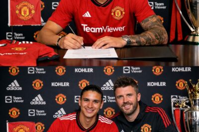 DONE DEAL: Manchester announce the signing of a free agent striker on a 1yr deal, paperwork done as medical completed early hours of today – player given an iconic jersey number