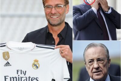 “IF THESE FOUR HEADS DON’T ROLLE, I’LL NEVER GET ON THE PLANE!”: JÜRGÊN KLOPP’S TERRIFYING ULTIMATUM TO FLORENTINO PÉREZ. In the Bernabéu offices, a DEADLY SILENCE fell over the management after the German’s blacklist was read. NO ONE EXPECTED IT, but with this demand to strike four club legends from the club, EVERYTHING BEGINS TO COLLAPSE for the old guard. What really happened? THE TRUTH IS IN THE COMMENTS…
