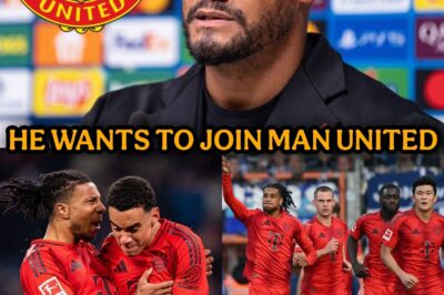 BREAKING NEWS: “He openly told me it’s either he joins Man United or will never play football again, I’m so disappointed honestly”: Vicent Kompany says ONE of his top player has decided to join Man United or stop playing for Bayern Munich.