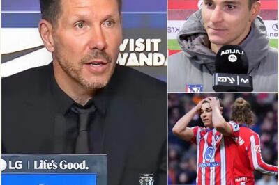 THE FOOTBALL WORLD HOLDS ITS BREATH: SIMEONE’S HEARTBREAKING ANNOUNCEMENT ABOUT JULIÁN ÁLVAREZ! THE DRAMA BEFORE THE MATCH. In Atlético’s press room, plunged into DEAD SILENCE, El Cholo’s words resonated like thunder. NO ONE EXPECTED IT, but with this news about the Argentine’s health, EVERYTHING BEGINS TO COLLAPSE for the fans before the clash against Galatasaray. What is this invisible illness that is striking “The Spider”? THE TRUTH IS IN THE COMMENTS…