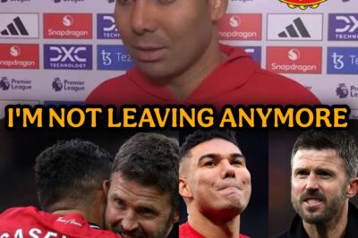 BREAKING NEWS: Although I made a mistake to announce my departure earlier this season but what Michael Carrick said to me today have completely changed my mind”, Casemiro finally reveals what Michael Carrick said to Him today that completely changed his mind about his future