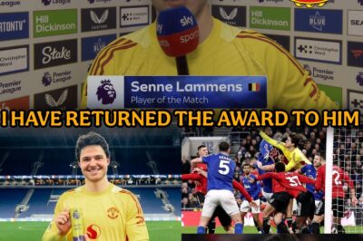 BREAKING NEWS: I have officially returned the Man of the match award to Him, although I make crucial saves but this particular player deserves it,I think the fans voted the wrong person”, Senne lammen have officially returned the Man of the match award to ONE Man United player who had 10/10 player rating yesterday
