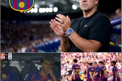 “HE WAS RIGHT IN FRONT OF ME AND I SAW NOTHING: FLICK’S HISTORIC MEA CULPA!”: THE AWAKENING OF THE PHOENIX. In the Camp Nou corridors, shrouded in DEAD SILENCE, Hansi Flick took a player aside before apologizing to the entire world. NO ONE EXPECTED IT, but after the rout of Levante, the manager admitted that his error in judgment could have cost the player his career. EVERYTHING STARTS TO WRONG for those who wanted to sell him. Who is this star who has just regained his starting position? THE TRUTH IS IN THE COMMENTS…