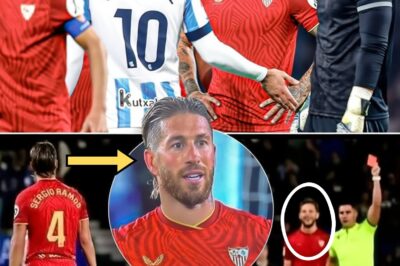 VAR Backfire: Sergio Ramos Demands Review on Second Yellow—Gets Straight Red Instead as Rakitić Bursts Out Laughing.