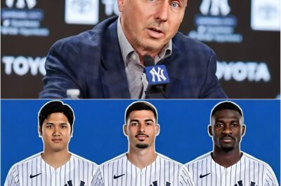 A REAL SHOCK AT THE YANKEES! All of Europe is shaking due to the unexpected “overturn” on the transfer market carried out by General Manager Brian Cashman. The Yankees have completed 3 shocking signings at the last minute, just before the winter transfer window closed, ready to completely revolutionize their roster! 👉👉 The identity of the new signings and all the interesting details will be revealed in the first comment.