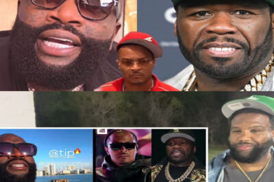 THE EPIC HIP-HOP “TRIA OF DEVIL” BATTLE: RICK ROSS JOINS THE FIGHT, DELIVERING A DANGEROUS ATTACK ON 50 CENT AMIDST THE DISS TRACK STORM