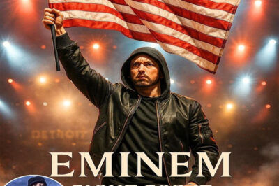 “FIGHT FOR IT” — EMINEM RAISES THE AMERICAN FLAG, IGNITES A FIRESTORM IN DETROIT, AND DELIVERS THE MOST EXPLOSIVE, TEARFUL PERFORMANCE OF HIS CAREER!