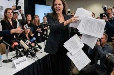 LIVE MELTDOWN: Angelina Jolie Abruptly Abandons Press Conference, Declares “I Was Betrayed From Within the Studio” — Fan Base Explodes in Chaos